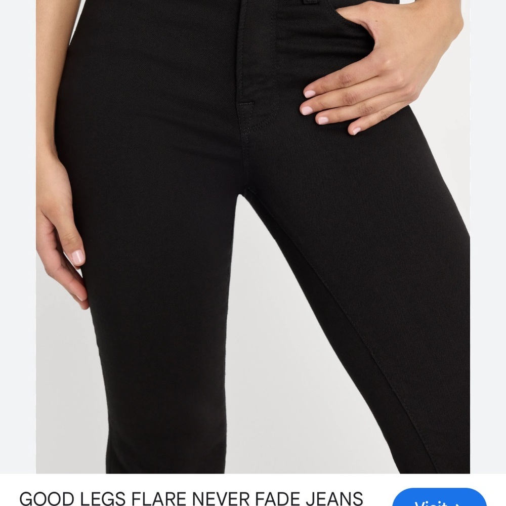 Good American flare never fade jeans - Picture 7 of 8